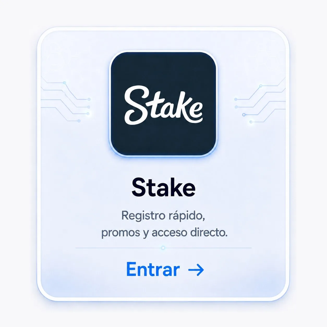Registro en Stake México